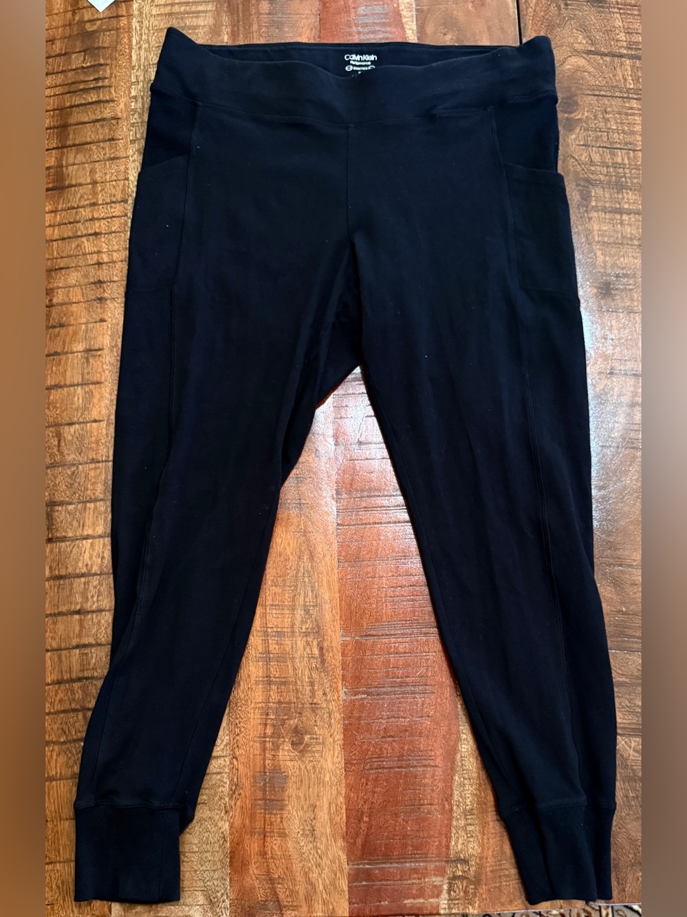 Calvin Klein  Black Leggings with Side Pockets for women